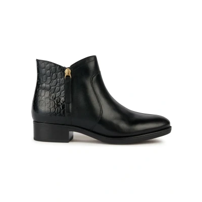 Image of Geox Girls D Felicity Ankle Boot, Black, 6 UK