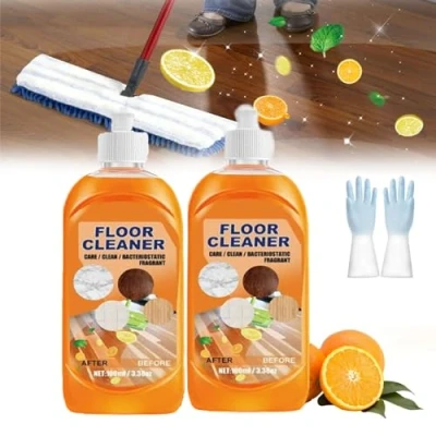 Image of Consequential Powerful Decontamination Floor Cleaner, Multi purpose Cleaner Pet Safe, Concentrate, Cleaning Concentrate for Wood Tile Floors (2 Pcs)