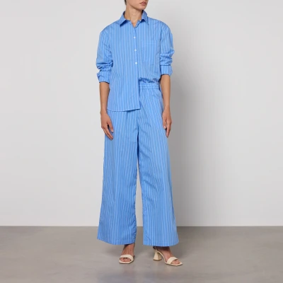 Image of Max &amp; Co Women&#039;s Gitane Trousers Light Blue UK 10
