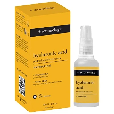 Image of SERUMOLOGY HYALURONIC ACID Professional Facial Serum 30ml, 100% Plant Based Hydrating Skincare