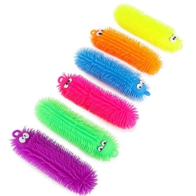 Image of Toyland® 50cm (19 Inch) Large Puffer Caterpillar 1 Colour Picked At Random