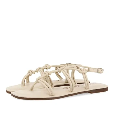 Image of GIOSEPPO Women&#039;s Matinha Sandal, ivory white, 4 UK