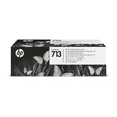 Image of HP 713 3ED58A Original DesignJet Printhead Replacement Kit, for T200, T600 and Studio Series Large Format Plotter Printers, Compatible with 712 Cartridges Black, Cyan, Magenta, Yellow