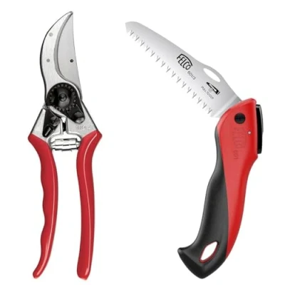 Image of FELCO Model 2 Original secateurs with Compact Folding Tree Pruning Saw