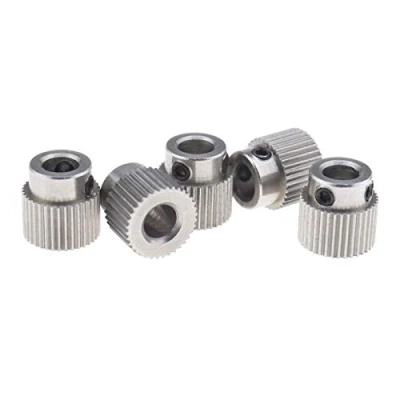 Image of YINETTECH 5Pcs Extruder Planetary Gear Wheel, for 3D Printer MK7 MK8 5mm ID 11mmOD (Stainless Steel 36 Teeth)