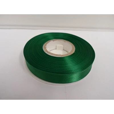 Image of 1 Roll of 15mm x 25 metres Satin Ribbon Emerald Green Double Sided 15 mm 1.5cm