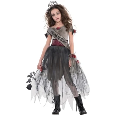 Image of amscan (PKT) (996997) Child Girls Prombie Queen Costume (14 16yr)