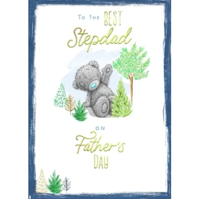 Image of Me to You Tatty Teddy &#039;Best Stepdad&#039; Father&#039;s Day Card 5x7 Official Collection