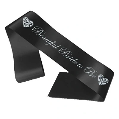 Image of Fancy Pants Store Beautiful Bride to Be Sash Black