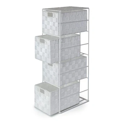 Image of Blue Canyon Madrid 4 Drawer Cabinet White
