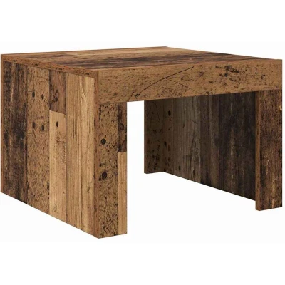 Image of vidaXL Coffee Table Old wood 50 x 35 cm Engineered