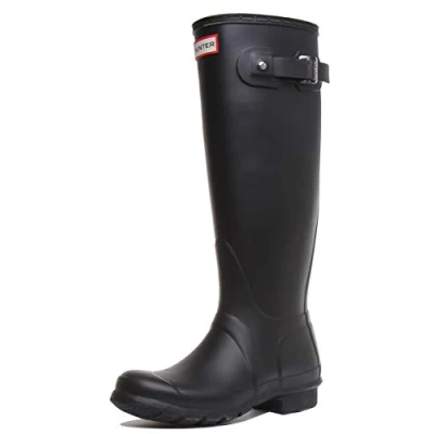 Image of HUNTER Women&#039;s Original Tall Rain Boot Black 7