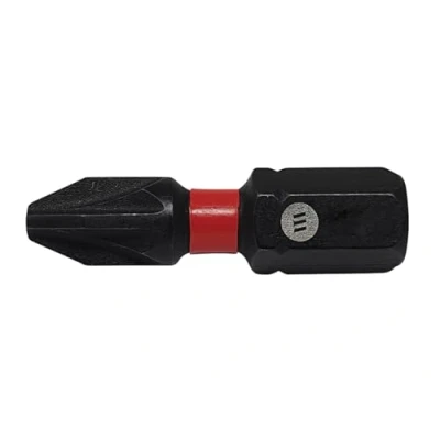 Image of Forgefix ForgeFast Pozidriv Compatible Impact Bit PZ2 x 25mm (Card 2) FORFFPZ225