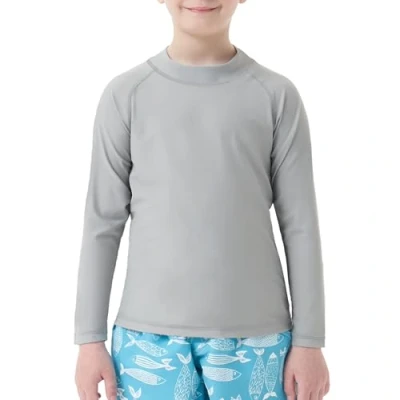 Image of MEETWEE Boy&#039;s Swimsuit Rash Vest Swimming Shirts for Boys Long/Short Sleeve UPF 50+ Sun Protection Guard 5 15 Years