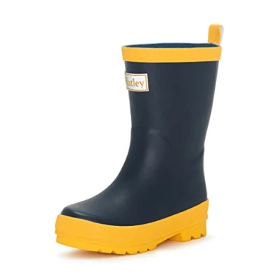 Image of Hatley Unisex Kinder Classic Rain Boot Klassische Gummistiefel, Marineblau, 4 UK