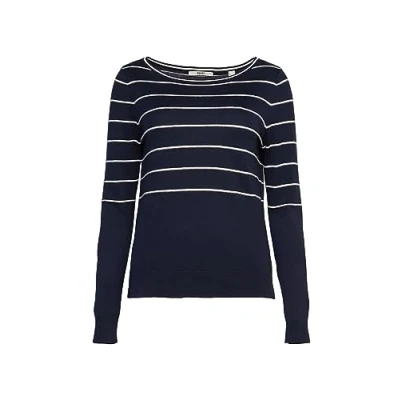 Image of ESPRIT Women&#039;s 083ee1i303 Sweater, 402/Navy 3, XS