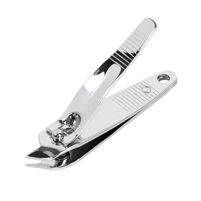 Image of Sourcingmap Sharp Nail Clippers, Stainless Steel Slanted Edge Toenail Cutter Trim Fingernail Clipper for Women, Professional Clippers Manicure Tool Men Thick Nails