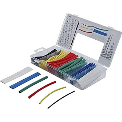 Image of BGS Diy 88186 Shrink Tube Assortment coloured 99 pcs.