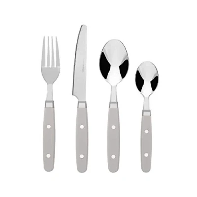 Image of Bon Henley 16 Piece Stainless Steel Cutlery Set Grey