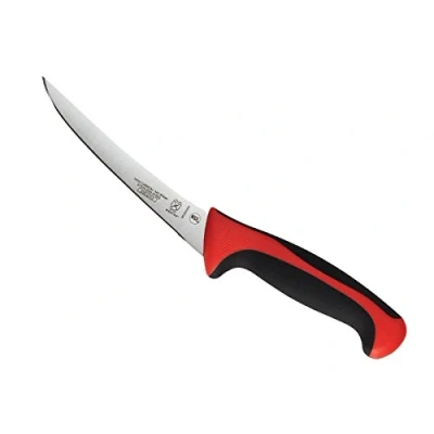 Image of Mercer Culinary Millennia Color Handle Cutlery 6&quot; Curved Boning Knife Red