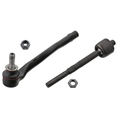 Image of 1643301103, 1643301103S1, 1644600005, 1644600005S1, A1643301103 Tie Rod FEBI BILSTEIN 37864 Front Axle Left with lock nuts