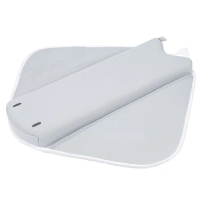 Image of Ubbi Cushioned Elbow Rest, Non Slip, Baby And Toddler Bath Time Must Have Accessory For Parents, Included Pockets Supplies Storage, Arm Pad Mom Dad, Grey Stingray