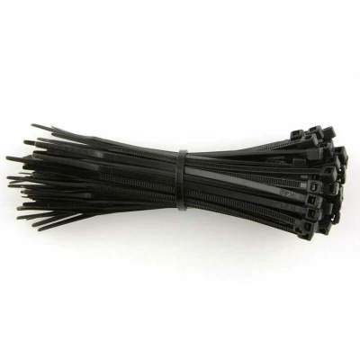Image of Valuex Cable Ties 100 x 2.5mm Black, Pack of