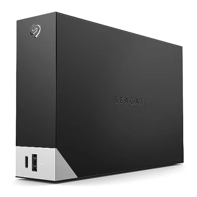 Image of Seagate One Touch Hub, 4TB, External Hard Drive Desktop HDD, USB C &amp; 3.0 port, for Computer Workstation PC Laptop Mac, 6 Months DropBox Backup Plan Mylio Photos (STLC4000400)