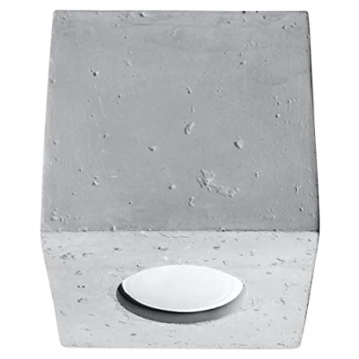Image of SOLLUX lighting Light, Concrete, GU10, 12 W