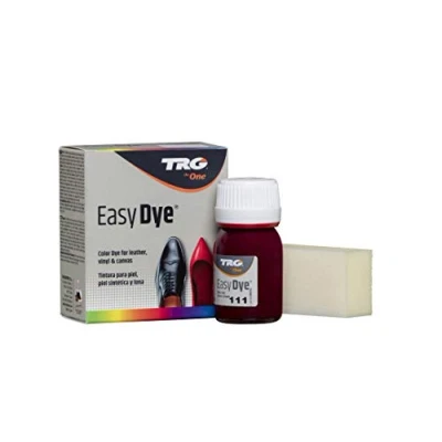 Image of TRG The One Easy Dye, Leather Shoe Color Restore Paint, 111 Bordeaux, 25 ml