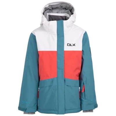 Image of DLX Kids Padded Ski Jacket With Removable Hood And Down Touch Filling Eliza