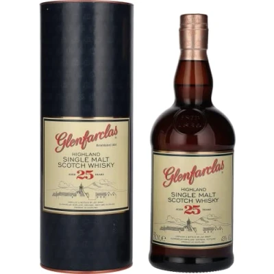 Image of Glenfarclas 43% Vol Malt Scotch Whisky 25 Year Old, 70 cl