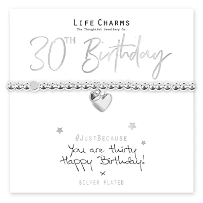 Image of Life Charms Happy 30th Birthday bracelet