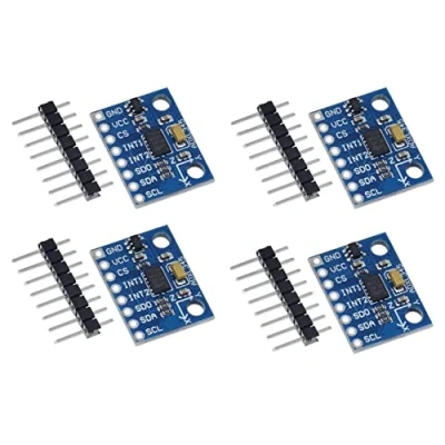 Image of Fasizi 4pcs ADXL345 3 Axis Digital Acceleration of Gravity Tilt Module for Arduino GY 291