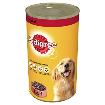 Image of Pedigree Original Loaf With Tripe Wet Dog Food (12 Packs) x 400g) (Loaf Tripe)