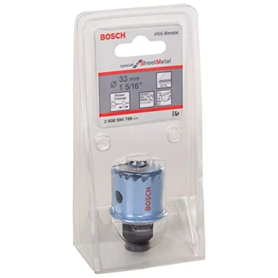 Image of Bosch Professional Hole Saw Special for Sheet Metal (for Stainless and Steel Sheets, Ø 33 mm, Accessories Drills)