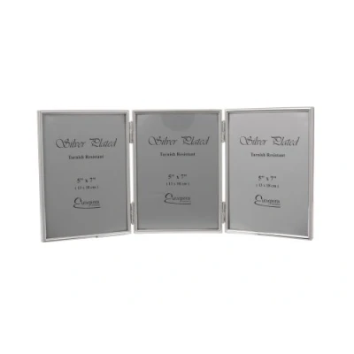 Image of Evergreen Frame, Silver Plated, 5x7 Portrait [12x18cm]