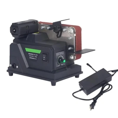 Image of EsaSam Mini Belt Sander Grinder Multifunctional DIY Polishing Grinding Knife Sharpener Wood Edges Electric Machine 7 Speed Adjustable Bench