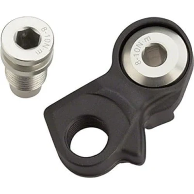 Image of Shimano SPARE PART RDM9000 bracket axle normal, Black
