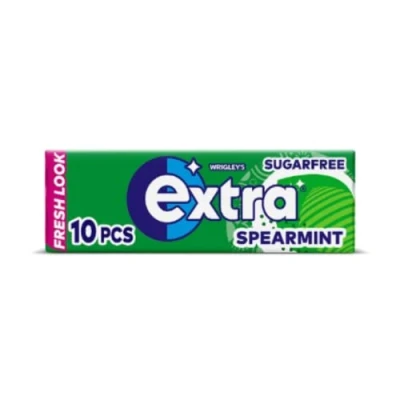Image of Extra Spearmint Chewing Gum Sugar Free 10 piece x Case of 30