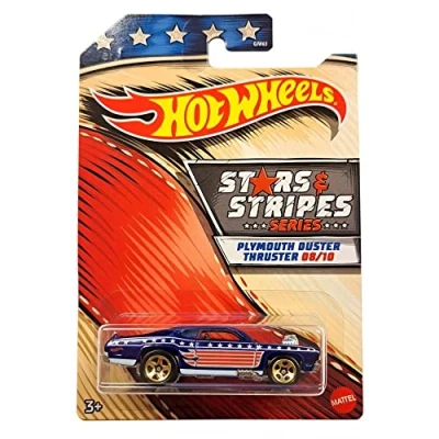 Image of Stars &amp; Stripes Hot Wheels Series Plymouth Duster Thruster 08/10 GJW81