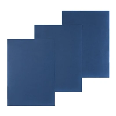 Image of PAVO Premium A4 Linen Textured Cover Blue (Pack of 100)