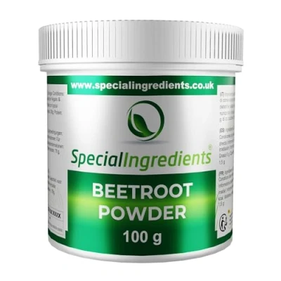 Image of Beetroot Powder 100g Premium Quality Natural Food Colour Non GMO Gluten Free Recyclable Container