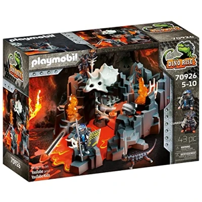 Image of PLAYMOBIL Dino Rise 70926 Guardian of the Lava Mine, With Mechanical Traps, Dinosaur Toy for Children Ages 5+