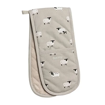 Image of Sophie Allport Sheep Collection Double Oven Glove, Heat Resistant Kitchen Accessories