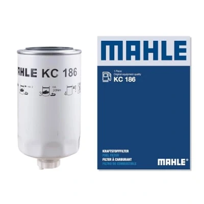 Image of 1931061, 8107486 Fuel Filter MAHLE ORIGINAL KC 186 Spin on IVECO: DAILY 3 Kasten/Kombi, Tector, EuroCargo I III
