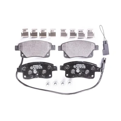 Image of 1371454, 1433958, 1530602, 1554524, 1560026 Brake pad set HELLA 8DB 355 012 781 incl. wear warning contact with accessories FORD: Transit Mk6 Van