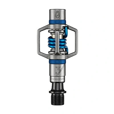 Image of Crankbrothers Eggbeater 3 Pedals, Silver with Blue Spring