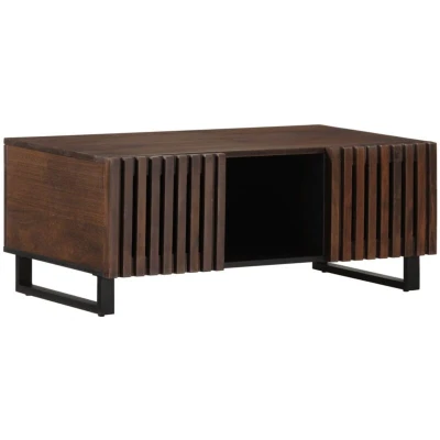 Image of vidaXL Coffee Table Brown 100x55x40 cm Solid Wood Mango