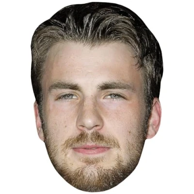 Image of Chris Evans (Young) Celebrity Mask, Flat Card Face, Fancy Dress Mask